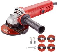 TEENO Meuleuse D'angle 1000W, Meuleuse Angulaire Régime à Vide 12000 trs/min Carter de Protection et Poignée