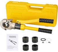 TEENO Pince à sertir contour TH(100kn),Pince à sertir pour tubes, Utilisée pour les tubes en cuivre, les tubes en acier inoxydable et les raccords de tubes (sertissage TH16-32)