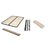 TEENO Sommier a Lattes 140x190CM - 28 Lattes Inclus - Sommiers à Lattes pour Adulte