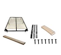 TEENO Sommier a Lattes 140x190CM - Pieds + Lattes Inclus - Sommiers à Lattes pour Adulte