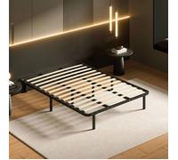 TEENO Sommier à Lattes - 7 Pieds Inclus - Lit Lattes de 125 mm Montage Rapide et Facile Robuste Et Durable (140x190cm)