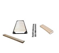 TEENO Sommier a Lattes 90x190CM - 14 Lattes Inclus - Sommiers à Lattes pour Lit 90x190CM Matelas90x190CM