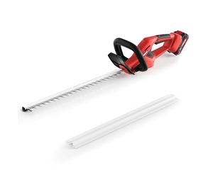 TEENO Taille-haie sans Fil 20V 2.0Ah Li-on Batterie, Taille Haie Electrique Lame Double Action de 520 mm, Diamètre de Coupe 16 mm, La poignée est orientable à 180°
