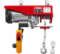 TEENO Treuil électrique, 1200W, 300kg à 600kg, hauteur de levage 12m, avec moteur en cuivre et télécommande à fil