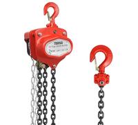 TEENO VT Palan à Chaîne Manuel - Capacité de Levage 2 Tonnes, Hauteur de Levage 6 Mètres, Frein à Double Ratchet Mis à Jour, Chaîne en Acier Manganèse G80 - Pour Toutes Vos Besoins de Levage (2T6M)
