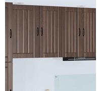 Teenpull Armoire de Cuisine Lucca en Bois d'ingénierie chêne Brun 40 x 31 x 80 cm, Armoire de Rangement, Buffet, Buffet avec Rangement, Buffet d'appoint, Rangement de Cuisine