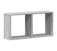 Teenpull Armoire Murale en Bois d'ingénierie Sonoma Gris 60x16x30 cm étagère Flottante de Rangement Pratique pour Mur Chambre Salon