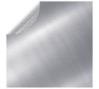 Teenpull Bâche de piscine en polyéthylène argenté 549 cm avec film à picots pour piscine hors-sol et piscine, indéchirable, ajustement parfait, protection thermique et protection contre les feuilles