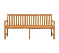 Teenpull Banc de Jardin 180 cm en Bois de Teck Solide avec Finition résistante aux intempéries pour terrasse Balcon Patio extérieur Confortable et Durable