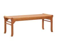 Teenpull Banc de Jardin 2 Places en Bois d'eucalyptus Solide 120 cm résistant aux intempéries pour terrasse Balcon Patio Cour, siège extérieur Confortable et Durable