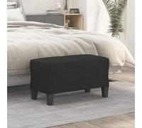 Teenpull Banc noir 70 x 35 x 41 cm, en tissu rembourré, siège confortable pour couloir, salon, chambre à coucher