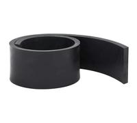 Teenpull Bande en caoutchouc styrène-butadiène pour chasse-neige - Noir - 80 x 8 x 1 cm - Avec double couche de maille - Flexible et durable - Idéal pour la pelle à neige, le service d'hiver, le