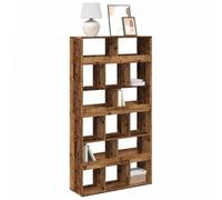 Teenpull Bibliothèque Vieux Bois en Bois d'ingénierie 100x33x187,5 cm avec 15 Compartiments, étagère Polyvalente pour Rangement et Organisation, idéale pour Chambre et Salon