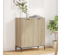 Teenpull Buffet Chêne Sonoma en Bois d'ingénierie 69,5 x 33 x 82 cm, Buffet Cabinet avec Rangement, Sideboard pour Cuisine et Salle à Manger, Meuble de Rangement Durable et Moderne