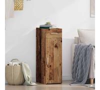 Teenpull Buffet en Bois Ancien 30 x 42,5 x 93 cm avec tiroir, Buffet Cabinet de Rangement, Meuble Buffet pour Salle à Manger, Cuisine ou Salon, Design Moderne et Espace de Stockage Pratique