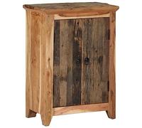 Teenpull Buffet en Bois Massif d'acacia et Bois de récupération 55x33x75 cm, Meuble Buffet avec Rangement, Buffet de Cuisine et Salle à Manger, Buffet et Enfilade pour Salon, Armoire de Rangement