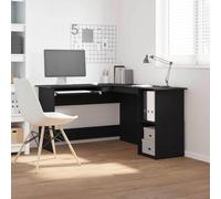 Teenpull Bureau d'angle - Aspect chêne - 120 x 140 x 75 cm - En forme de L - Pour ordinateur de jeu à domicile et bureau - Design moderne et durable