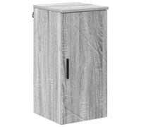 Teenpull Cabinet de Salle de Bain Gris Sonoma en Bois d'ingénierie 30 x 31,5 x 61 cm avec 2 Portes, Meuble Mural Moderne pour Rangement optimisé et Salle de Bains contemporaine
