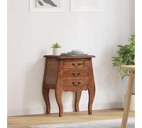 Teenpull Coffre de rangement en bois d'acajou massif 48 x 35 x 64 cm avec beaucoup d'espace de rangement et compartiments pour chambre à coucher, salon, couloir, idéal comme coffre de siège, boîte ou