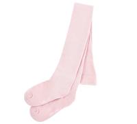 Teenpull Collants pour enfants, rose pâle, en coton, élastique et respirant, taille 128, pour filles et garçons, pour la vie quotidienne, l'école, la maternelle, avec talons et orteils renforcés