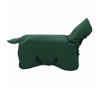 Teenpull Couverture Équine Vert foncé Complet 85 cm Polyester Couverture Cheval Chemise Couvre Rein Polaire Respirant extérieur écurie Paddock Box pré Hiver