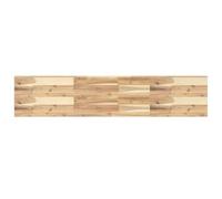 Teenpull Dessus de Table rectangulaire en Bois Massif d'acacia 160x30x4 cm Non traité pour Bureau, établi, Table de Restaurant, Surface Durable et Personnalisable