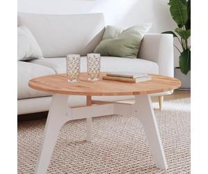 Teenpull Dessus de Table Rond en Bois Massif de hêtre Ø80x1,5 cm, Table Basse, Finition laquée, Surface Facile à Nettoyer, Remplacement pour Table, exclusivité Naturelle
