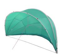 Teenpull Dôme de piscine bleu 546 x 516 x 250 cm pliable en polyester 185T avec revêtement en polyuréthane, sac de transport, tendeurs, barres en fibre de verre, résistant aux intempéries