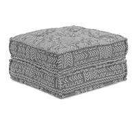 Teenpull Ensemble de canapé modulaire, tissu gris clair, 70 x 70 x 36 cm, coussin d'assise pour salon, balcon, terrasse, intérieur et extérieur, antidérapant, ergonomique, lavable, polyvalent