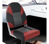 Teenpull Ensemble de sièges de Bateau Pliables Lot de 2 avec Dossier Haut en PVC et Aluminium, Compatible voilier, Catamaran et dériveur, idéal pour Navigation Nautique et croisière Marine