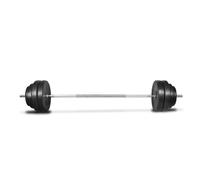 Teenpull Ensemble d'haltères réglables 60 kg avec Barre Olympique en Fonte, 8 plaques de Poids pour Musculation, Fitness, entraînement Force à Domicile, Prise antidérapante, Colliers à vis sécurisés