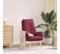 Teenpull Fauteuil de relaxation, bordeaux, 69 x 74 x 93 cm, tissu Sherpa, chaise d'accentuation confortable pour salon, chambre à coucher, bureau, durable