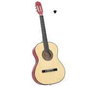 Teenpull Guitare Classique 4/4 39 Pouces en Tilleul Naturel pour débutants Adulte Enfant avec Cordes Nylon pour Apprentissage Cours Concert Maison Voyage