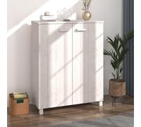 Teenpull HAMAR Armoire à chaussures en pin massif Blanc 85 x 40 x 108 cm Idéal pour couloir, entrée, armoire, maison