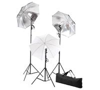 Teenpull Kit de Studio Photo avec Lampe Flash, parapluies, réflecteurs 5 en 1 et 2 en 1, Toile de Fond Verte 500x300 cm, trépieds réglables 78-230 cm pour Photographie, vidéo, Portrait et vlogging