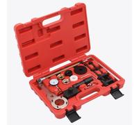 Teenpull Kit d'outils de Calage Moteur 22 pièces Acier Carbone pour VAG 1.8 2.0 TSI TFSI, Mallette de Rangement, Outil mécanique Automobile Entretien et réparation Moteur