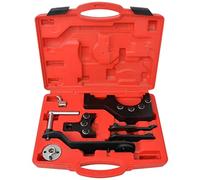Teenpull kit d'outils de Calage Moteur Diesel VAG 2,5/4,9D TDI PD Acier 8 pièces avec Mallette 37,5 x 31,5 cm pour Entretien et réparation Automobile Garage Atelier