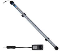 Teenpull Lampe LED Aquarium 48 cm Blanc Froid IP67 Submersible pour Eau Douce et mer, éclairage Plantes et Poissons récifal, Rampe Tube néon dimmable pour Terrarium Bassin