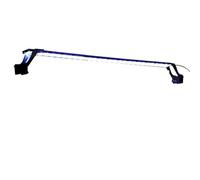 Teenpull Lampe LED Aquarium 90-105 cm Bleu Blanc Aluminium avec Pinces réglables, éclairage LED dimmable pour Plantes Aquatiques, Eau Douce et mer, Rampe lumière Submersible décorative Jour Nuit