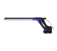 Teenpull Lampe LED Aquarium avec Pince Aluminium réglable 35-55 cm éclairage Bleu Blanc dimmable pour Plantes Poissons Eau Douce mer récifal décoration Jour Nuit