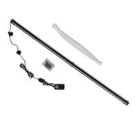 Teenpull Lampe LED de Bulles d'aquarium RVB 107 cm éclairage Submersible avec télécommande pour Bassin Eau Douce mer récifal, lumière réglable Jour Nuit décorative