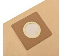 Teenpull Lot de 10 sacs en papier pour aspirateur eau et poussière - Marron - 49,5 x 35 cm - Convient pour les appareils de 20 l et 30 l - Universel - Compact - Pour la maison, la voiture, le