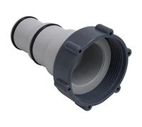 Teenpull Lot de 2 adaptateurs pour tuyau de piscine - En plastique - 32/38 mm - Pour pompe de filtration universelle Intex Bestway - Pour le nettoyage et l'entretien de la piscine