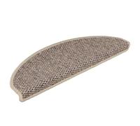 Teenpull Lot de 30 tapis d'escalier autocollants aspect sisal 65 x 21 x 4 cm, protection des escaliers pour marches en bois, tapis d'escalier, tapis d'escalier, tapis d'escalier antidérapants beige