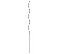 Teenpull Lot de 50 tuteurs verts en acier pour jardin et balcon - 110 x 0,6 x 0,6 cm - En métal solide - Pour la culture des légumes et la croissance des plantes dans les parterres surélevés