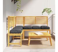 Teenpull Lot de 6 coussins de siège pour palettes - En tissu Oxford - 40 x 40 x 8 cm - Coussins confortables pour salon, salle à manger, meubles de jardin, sièges polyvalents - Noir