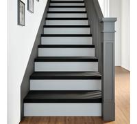 Teenpull Lot de 8 marches d'escalier en chêne massif - Marron foncé - 80 x 30 x 2 cm - Marches robustes pour escaliers en bois - Durable - Polyvalent - Comme rebord de fenêtre - Facile d'entretien