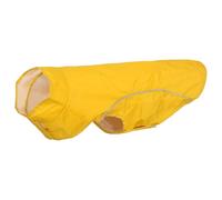 Teenpull Manteau de pluie pour chien en polyester avec bandes réfléchissantes jaune, taille L, imperméable et réglable pour l'automne et l'hiver, coupe-vent et chaud pour une promenade sûre