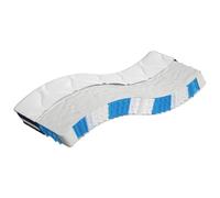 Teenpull Matelas à ressorts ensachés, fermeté moyenne, 70 x 200 cm, soulagement de la pression, 7 zones, housse respirante, faible bruit pour un sommeil paisible, soutien confortable pour lit