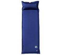 Teenpull Matelas de Camping autogonflant Bleu Marine avec Oreiller intégré, Mousse à mémoire de Forme 190x64x3 cm, léger et Compact pour randonnée, Bivouac, Trekking